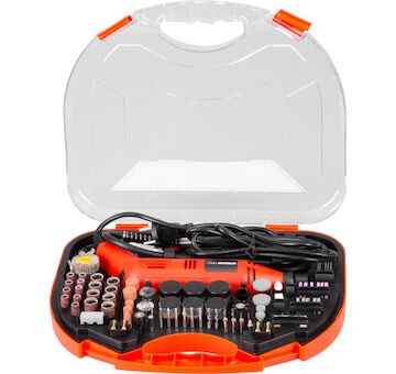 Strend Pro 114604 Bruska , mini, přímá, vrtání a broušení, 130 W, s příslušenstvím