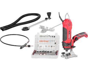 Strend Pro 114834 frézka , 550W, multifunkčná, sada 287 ks, multifunkčný nástroj