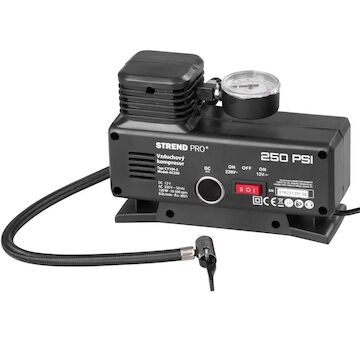 Strend Pro 115002 Kompresor Aircom AC250, 250 psi, 230V/12V