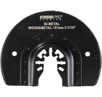 Strend Pro 119259 Nástroj RS-U008, pilový kotouč - půlkruh 87 mm, pro multibroušení, Bi-metal