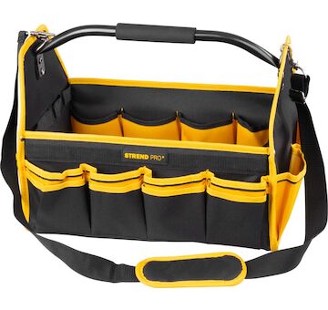 Strend Pro 2120066 Brašna , textilní, pro těžké nářadí, max. 1 20 kg, 45x28x33 cm
