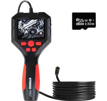 Strend Pro 2121005 Kamera CB433, inspekční, endoskopická, LCD, 8 mm sonda, s funkcí nahrávání, L-2 m