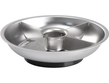 Strend Pro 2121014 Miska , nádoba, na šrouby, magnetická, 4 přihrádky, nerez, 148x25 mm