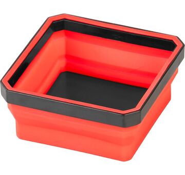 Strend Pro 2121016 Miska , nádoba, na šrouby, magnetická, skládací, silikonová, 115x115 mm