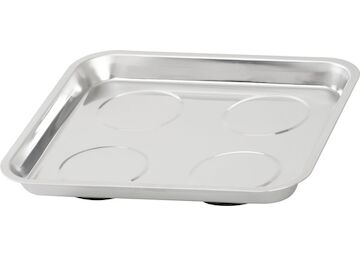 Strend Pro 2121018 Miska , nádoba, na šrouby, magnetická, čtvercová, nerez, 270x292 mm