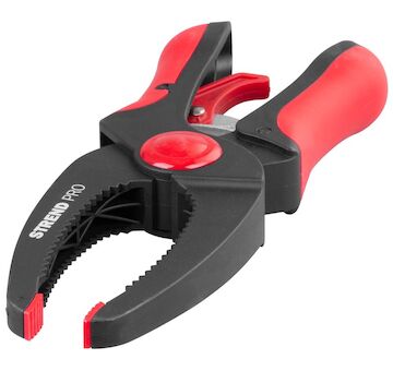 Strend Pro 212838 Svěrka Cork 213, 23 cm, truhlářská, ráčnová, plastová, se zubovou pojistkou