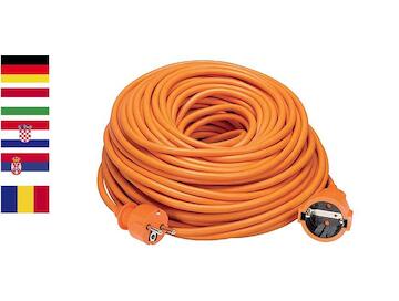Strend Pro 2130013 Napájací kábel Cable garden GERMAN socket DG-YDB01 10 m, HU, RO, SRB, CRO
