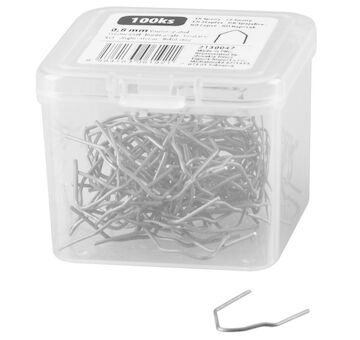Strend Pro 2130047 Svorka , pro svářečku plastů, vnitřní úhel, 0,8 mm, balení. 100 ks