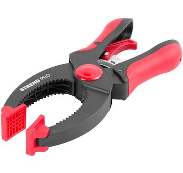 Strend Pro 215657 Svěrka Cork 212, 23 cm, truhlářská, ráčnová, plastová, se zubovou pojistkou