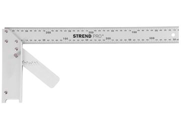 Strend Pro 2160451 Úhelník FSC-08 400 mm, Alu. s úhloměrem