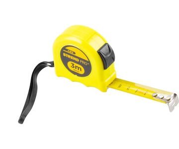 Strend Pro 2160638 Metr WorkTiger 3 m, 16 mm, svinovací, ABS