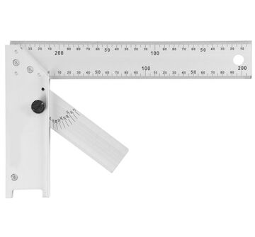 Strend Pro 2160673 Úhloměr DY-5030 - 250 mm, Alu, s úhloměrem
