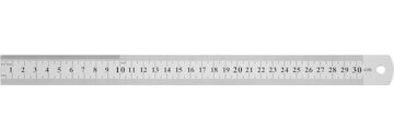 Strend Pro 2160733 Pravítko SSR0030, 300x26x0,7 mm, nerezová ocel, INOX