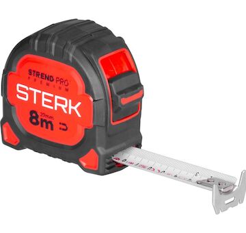 Strend Pro 2161405 Metr Premium Sterk RZ8027, 8 m, 27 mm, svinovací, extra široký