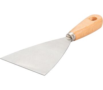 Strend Pro 216336 Zednické hladítko S1605, 100 mm, ocel, dřevěná rukojeť