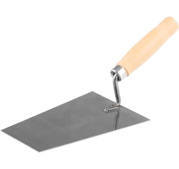 Strend Pro 216791 Zednická lžíce 160x130 mm, s dřevěnou rukojetí