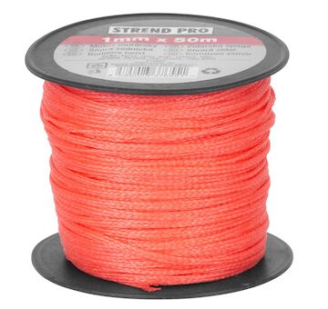 Strend Pro 217016 Motouz červený, 1,7 mm, L-50 m, zdivo
