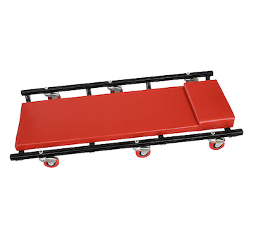 Strend Pro 217168 Lehátko TR6451 BigRed, červené, 930x440 mm, servisní na kolečkách