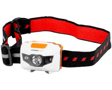 Strend Pro 2172544 Čelovka Headlight HEM-003, 60 lm LED+červené světlo, 3xAAA