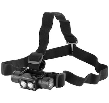Strend Pro 2172548 Čelovka Headlight H4016, 2xXPG LED 500 lm, 2000 mAh, USB nabíjení, vodotěsná, odnímatelná