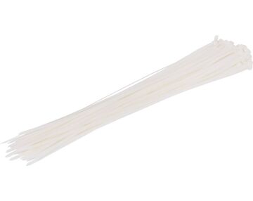 Strend Pro 2172898 Páska stahovací XXL CT66BW, extra STRONG, 800x9 mm, 50 ks, bílá, nylon, vázací