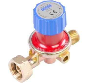 Strend Pro 2172906 Regulátor plynu CGAS H33, redukčný, nastaviteľný, s ventilom, 0,5-4 bar, výstupný závit G3/8