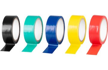 Strend Pro 2173060 Páska , 19 mm, L-5 m, PVC, Max. 80°C, 600V, izolační, různé barvy, lepící, bal. 5 ks