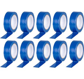 Strend Pro 2173070 Páska , 19 mm, L-10 m, Max. 80°C, 600V, modrá, izolační, lepící, PVC, bal. 10 ks
