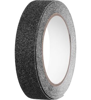 Strend Pro 2173092 Páska , 25 mm, L-5 m, lepící, protiskluzová, extra odolná, černá