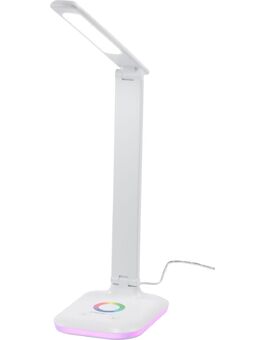 Strend Pro 2173602 Lampa , stolní, dotykové ovládání, stmívání, RGB, podsvícený podstavec, 4 W, bílá