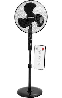 Strend Pro 2173741 Ventilátor , stojanový, s dálkovým ovládáním, 40 cm, 45 W