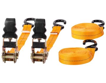 Strend Pro 217622 Upínací pás TRS-702, pás s ráčnou, 25 mm, L-4,5 m, max. 500 kg, balení. 2ks