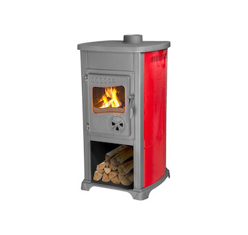 Strend Pro 221033 Kamna Bella Thalia, červená, 5,4 kW, litina/šamot