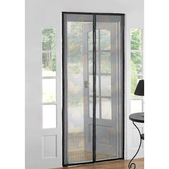 Strend Pro 22109560 Síť , 218x96 cm, síť proti hmyzu a komárům, na balkonové dveře, 9x magnet, se vzorem motýl