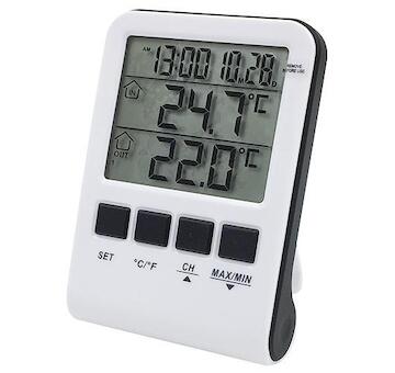 Strend Pro 2211144 Meteostanice TMW15 mini, 10x7x2 cm, bezdrátová s čidlem