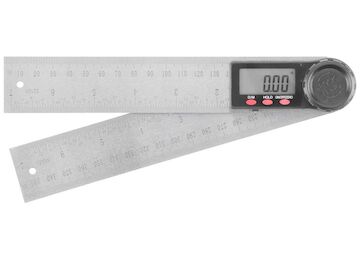 Strend Pro 2211478 Pravítko , digitální, úhlové 200 mm, nerezová ocel, INOX, úhelník