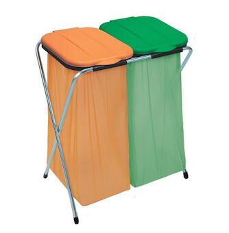 Strend Pro 2211492 Stojan Ecofix-2, Duo, pro pytle na odpadky