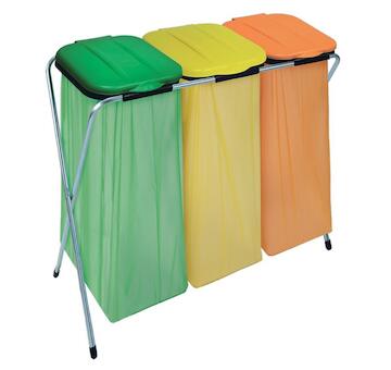 Strend Pro 2211494 Stojan Ecofix-3, Trio, pro pytle na odpadky