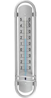Strend Pro 221154 Teploměr TM-180 Borderer, 380x88x35 mm, Alu