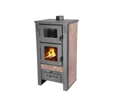 Strend Pro 2211892 Kamna Pro TAURUS Ceramic, mocca, 12 kW, 120 mm, s pečící troubou