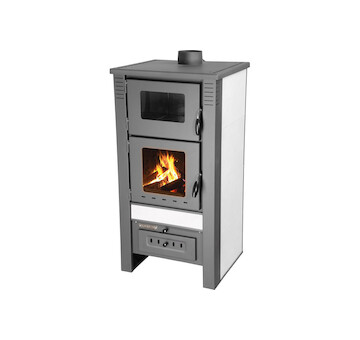 Strend Pro 2211893 Kamna Pro TAURUS Ceramic, bílá, 12 kW, 120 mm, s troubou na pečení