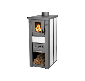 Strend Pro 2211894 Kamna Pro LAVA Ceramic, bílá, 6,5 kW, 120 mm