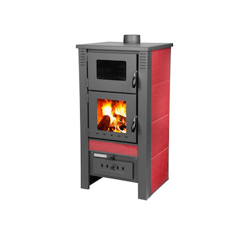 Strend Pro 2211922 Kamna Pro TAURUS Ceramic, červená, 12 kW, 120 mm, s pečící troubou