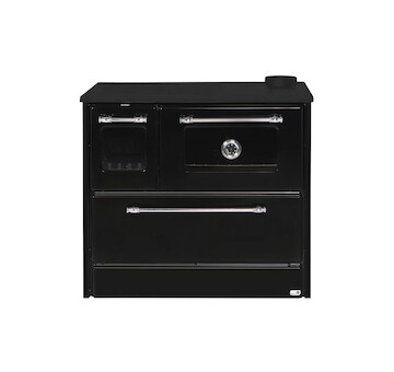 Strend Pro 2211926 Sporák 701-G OMEGA Kuzině, se sklem, černý, pravý vývod