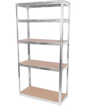 Strend Pro 2212302 Regály RAT40 MS, kov, MDF, 5 polic, 1800x900x400 mm, max. 175 kg/police