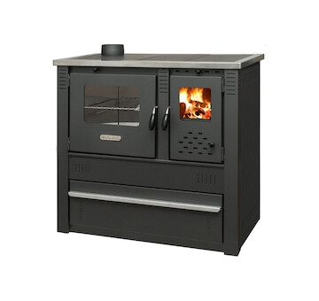Strend Pro 2213033 Sporák Pro PANONIA Steel, černý, levý vývod