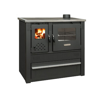 Strend Pro 2213034 Sporák Pro PANONIA Steel, černý, pravý vývod