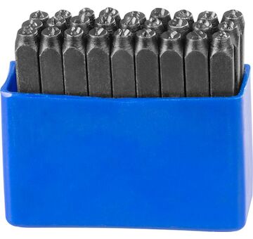 Strend Pro 222064 Děrovače abecedy HR59104 04 mm, písmeno, 27 ks razník