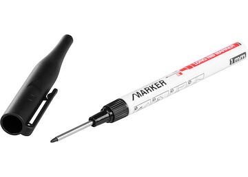 Strend Pro 2220660 Značkovač , hloubkový, černý, extra dlouhý hrot
