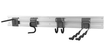 Strend Pro 222515 Držák nářadí G-mate GHS5 - lišta 80 cm, 5 ks, + závěsy, montáž na stěnu